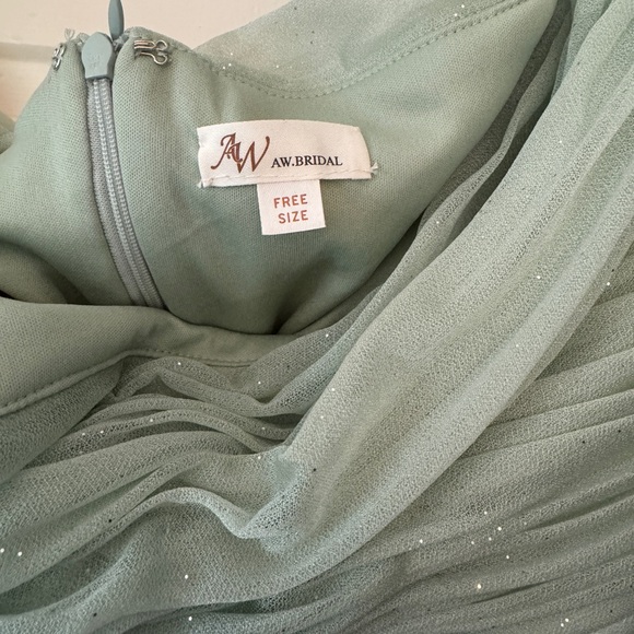 Aw Bridal Isadora Sage Green Dress - Picture 8 of 8